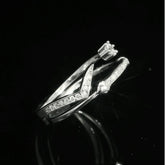 Elegant Silver Ring Set - Silvenca