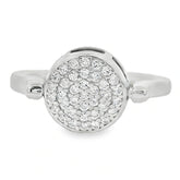 Elegant Diamond-Studded two in one Ring - Silvenca