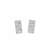 Elegant Diamond Stud Earrings - Silvenca