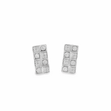 Elegant Diamond Stud Earrings - Silvenca