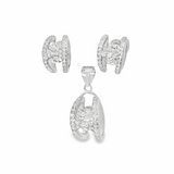 Elegant Silver Jewelry Set - Silvenca