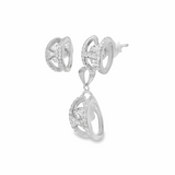 Elegant Silver Jewelry Set - Silvenca