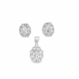 Elegant Silver Jewelry Set - Silvenca