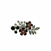 Elegant Floral Brooch Design - Silvenca