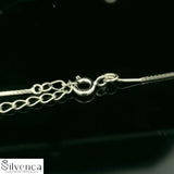 925 Silver Nova Beaded Pearl Necklace - Silvenca