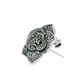 Elegant Heart-Shaped Brooches - Silvenca