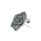 Elegant Heart-Shaped Brooches - Silvenca