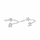 Brilliant stones toe ring - Silvenca