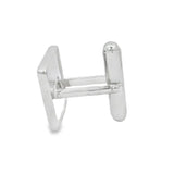 Gentleman Silver Cufflink - Silvenca