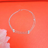 Chain Anklet 925 Sterling Silver Payal Women's and Girls - Silvenca