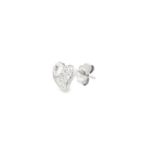 Charming Heart-Shaped Earrings - Silvenca