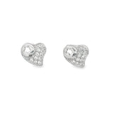 Charming Heart-Shaped Earrings - Silvenca