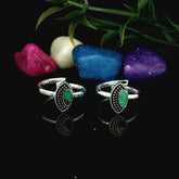 Chic silver toe rings - Silvenca