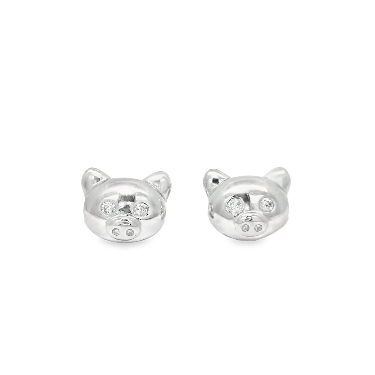 Cute panda Face Earrings - Silvenca