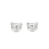 Cute panda Face Earrings - Silvenca