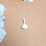 Delicate Silver Stylish Pendant Set - Silvenca