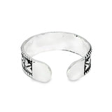 Delicate heart silver toe rings - Silvenca