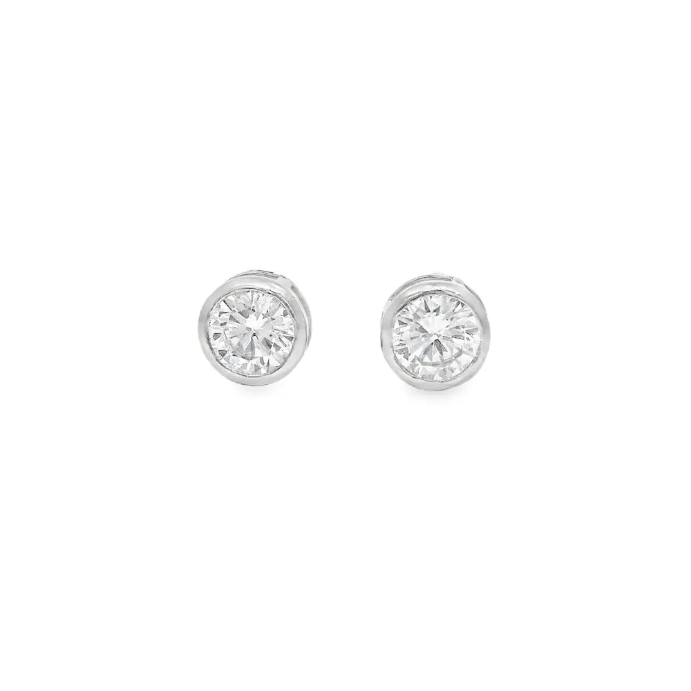 Elegant Silver Stud Earrings - Silvenca