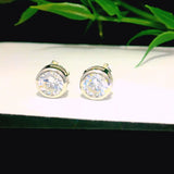 Elegant Silver Stud Earrings - Silvenca