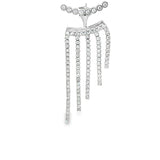 Elegant Crystal Drop Earrings - Silvenca
