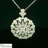 Elegant Diamond Pendant - Silvenca