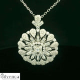 Elegant Diamond Pendant - Silvenca