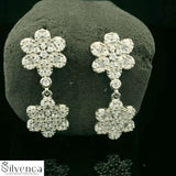 Elegant Floral Silver Necklace - Silvenca