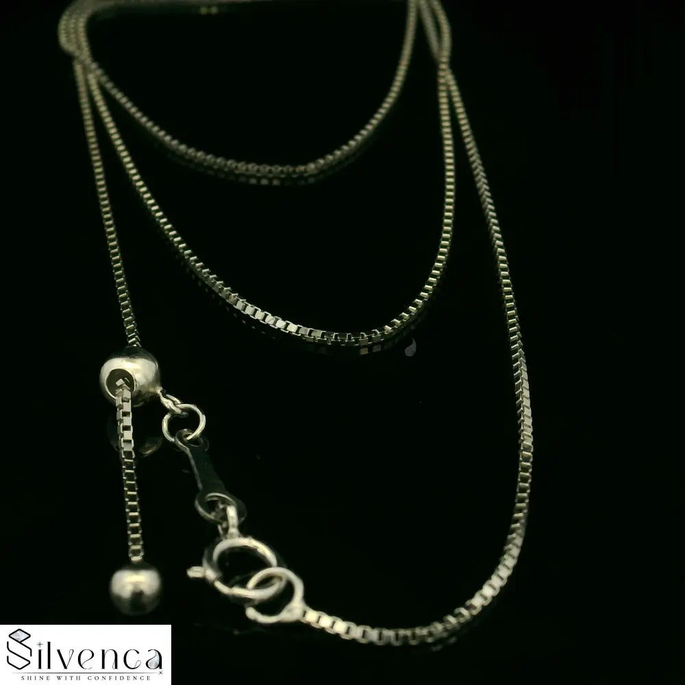 Elegant Silver Chain Necklace - Silvenca