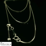 Elegant Silver Chain Necklace - Silvenca