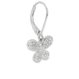 Elegant Butterfly Hoop Earrings - Silvenca