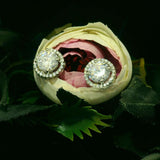 Elegant Diamond Stud Earrings - Silvenca