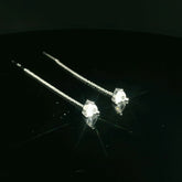 Elegant Heart-Shaped Earrings - Silvenca