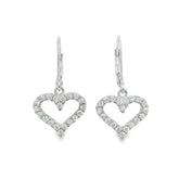 Elegant Heart-Shaped Earrings - Silvenca