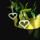 Elegant Heart-Shaped Earrings - Silvenca