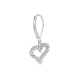 Elegant Heart-Shaped Earrings - Silvenca