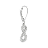 Elegant Infinity Hoop Earrings - Silvenca