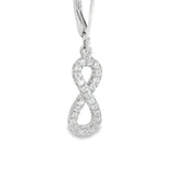 Elegant Infinity Hoop Earrings - Silvenca