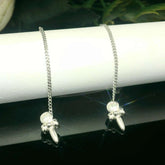 Elegant Silver Drop Earrings - Silvenca