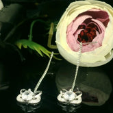 Elegant Silver Drop Earrings - Silvenca