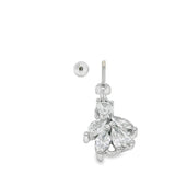 Elegant Silver Drop Earrings - Silvenca