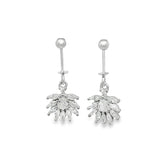 Elegant Silver Drop Earrings - Silvenca