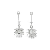 Elegant Silver Drop Earrings - Silvenca