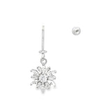 Elegant Silver Drop Earrings - Silvenca