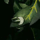 Elegant Silver Ring with Sparkling Details - Silvenca