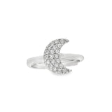 Elegant Silver Ring with Sparkling Details - Silvenca