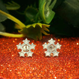 Elegant Star-Shaped Earrings - Silvenca