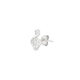 Elegant Swan-Shaped Earrings - Silvenca
