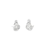 Elegant Swan-Shaped Earrings - Silvenca