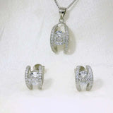 Elegant Silver Jewelry Set - Silvenca
