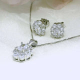 Elegant Silver Jewelry Set - Silvenca